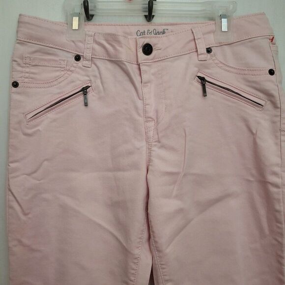 Cat & Jack Girl's/Juniors Soft Pink Jeggings - Picture 3 of 6